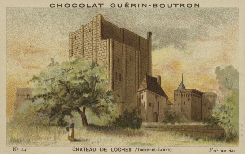 Castelo Loches, Indre-et-Loire de French School