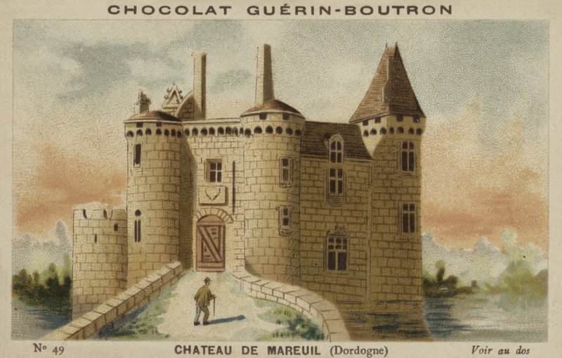 Chateau de Mareuil, Dordonha de French School