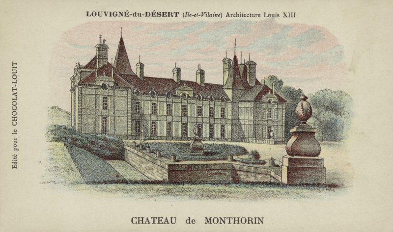 Castelo de Monthorin, Louvigne-du-Desert, Ilha-de-Vilaine de French School