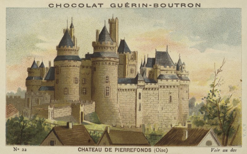 Chateau de Pierrefonds, Oise de French School