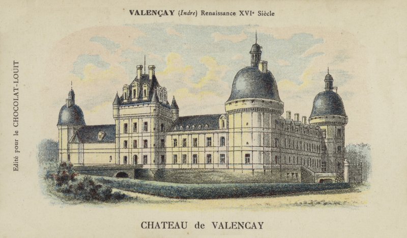 Chateau de Valencay, Valencay, Indre de French School