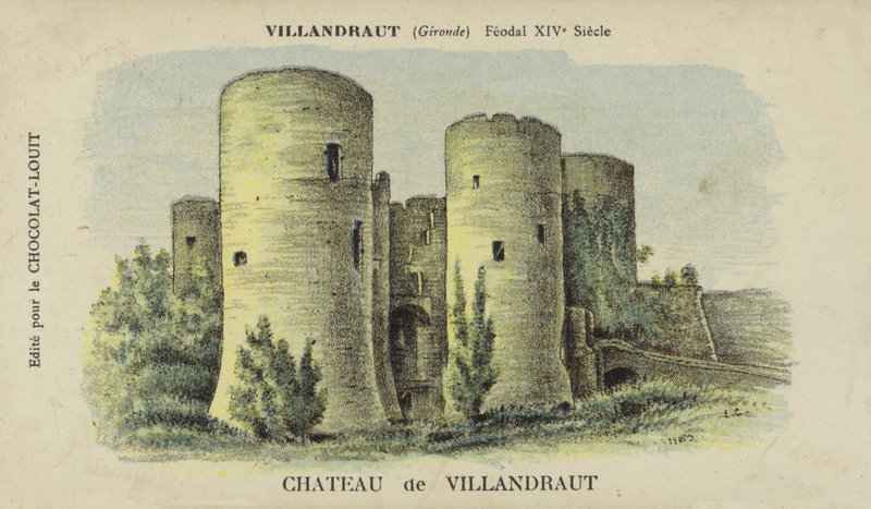 Castelo de Villandraut, Villandraut, Gironde de French School