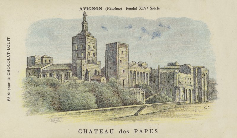 Castelo dos Papas, Avignon, Vaucluse de French School