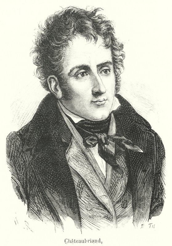 Chateaubriand (gravura) de French School