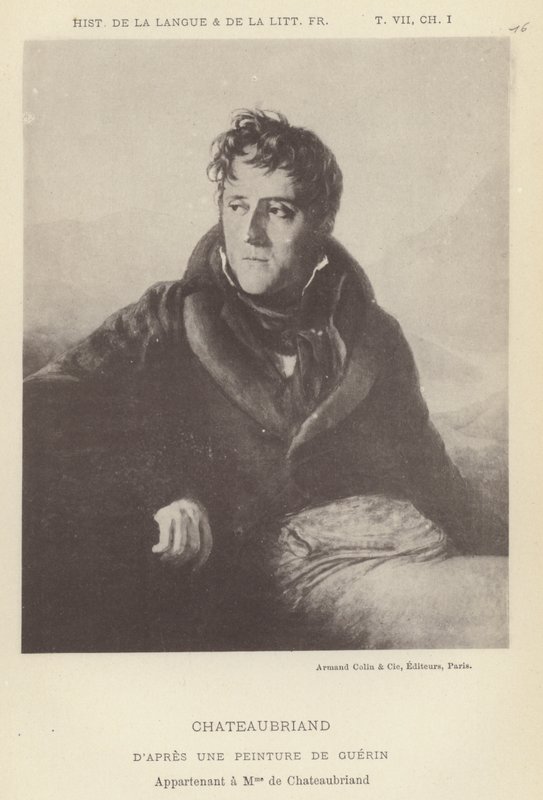 Chateaubriand (litho) de French School