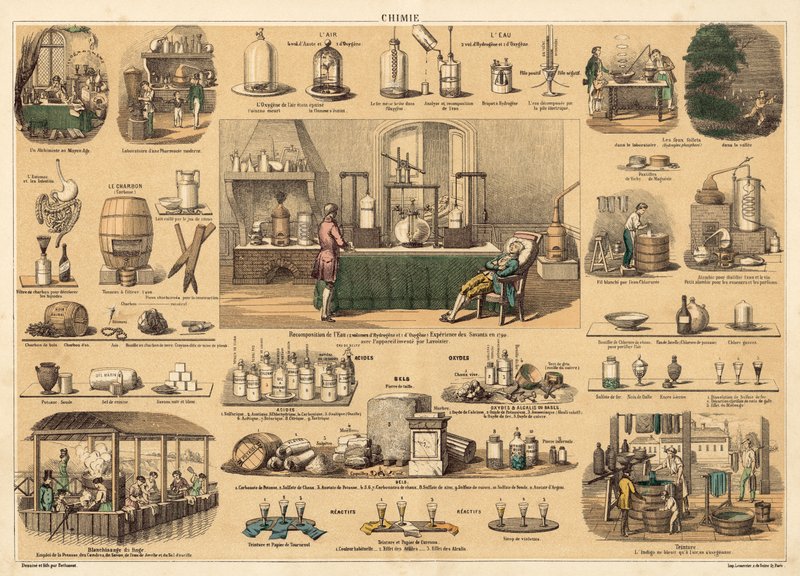 Química (cor litho) de French School