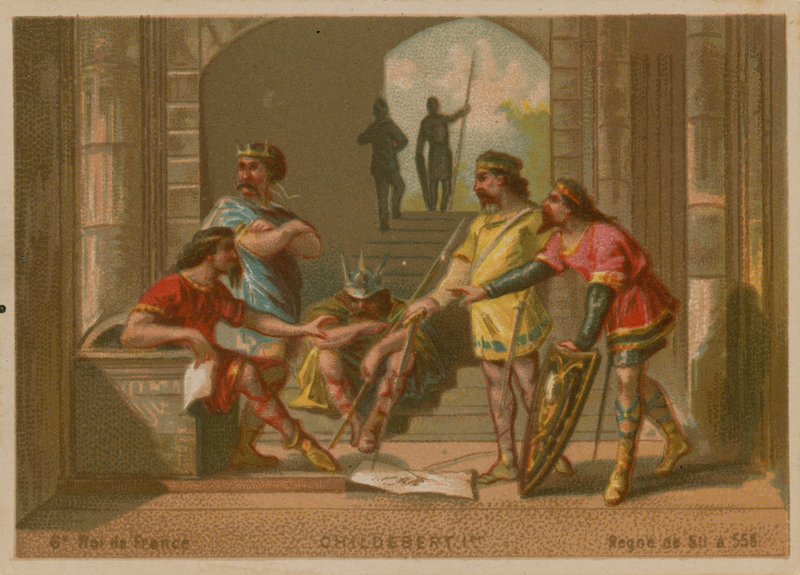 Childeberto I, rei da França (c 496-558) de French School