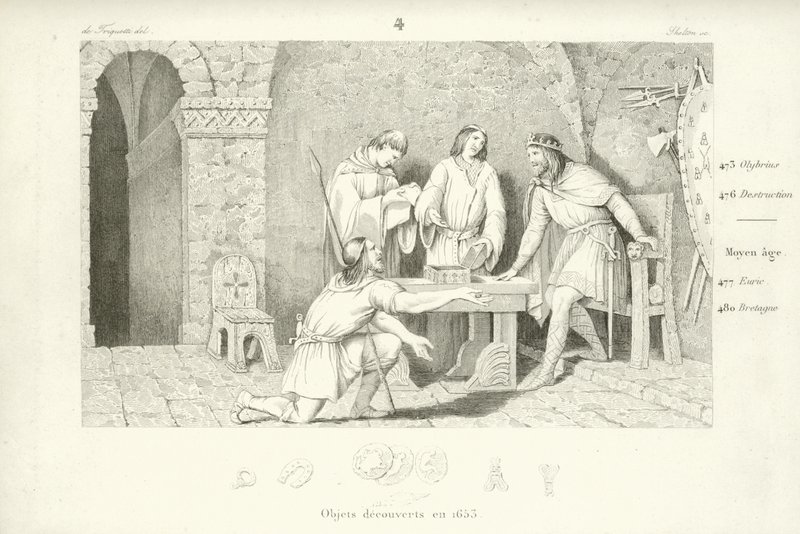 Childeric I, rei merovíngio dos francos salianos de French School