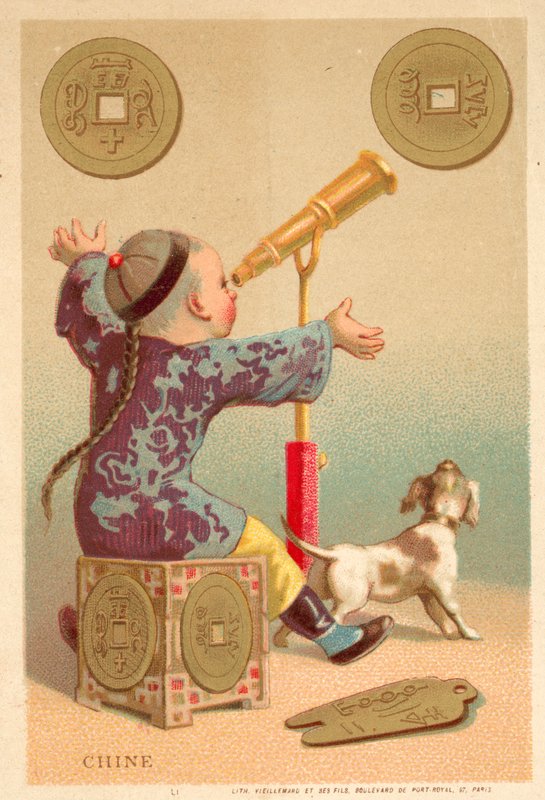 China (chromolitho) de French School