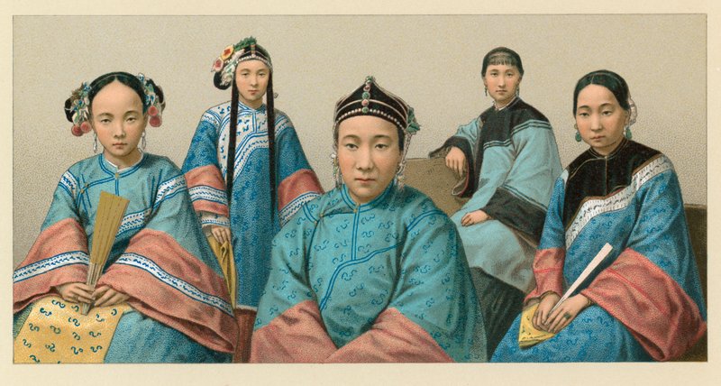 China Costume de French School