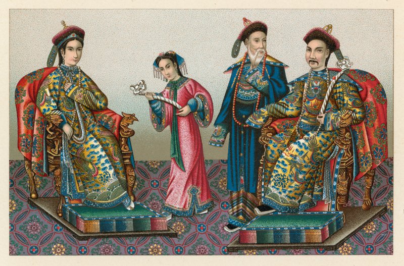 China Costume de French School