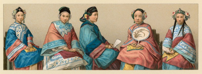 China Costume de French School