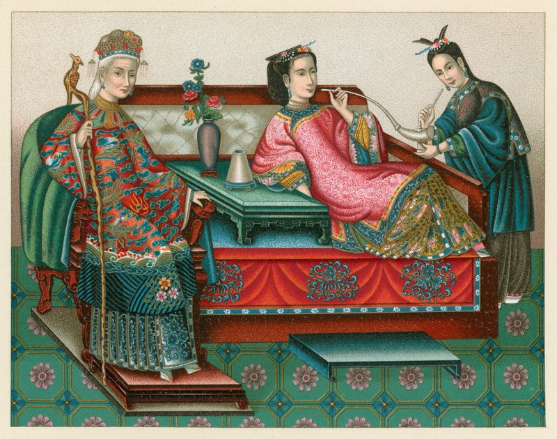 China Costume de French School