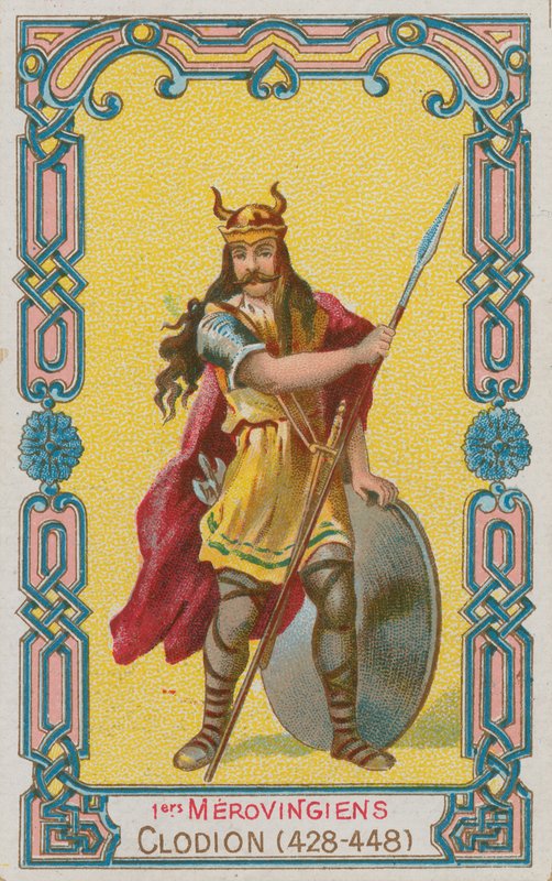 Chlodio, rei merovíngio da França de 428-448 de French School