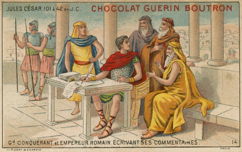 Cartão comercial Chocolat Guerin Boutron de French School