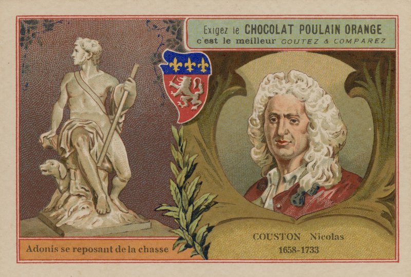 Cartão de comércio de laranja de potro de chocolate de French School
