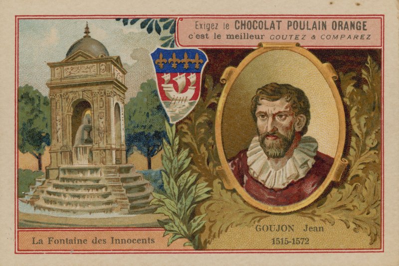 Cartão de comércio de laranja de potro de chocolate de French School