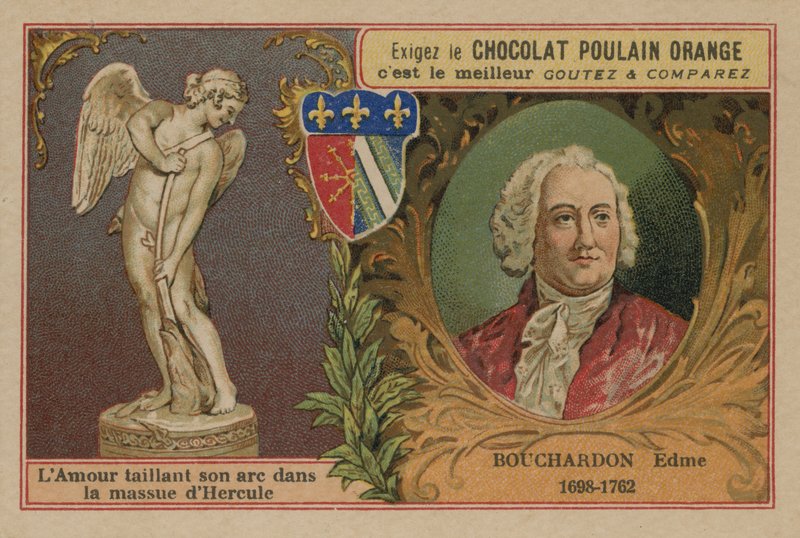 Cartão de comércio de laranja de potro de chocolate de French School