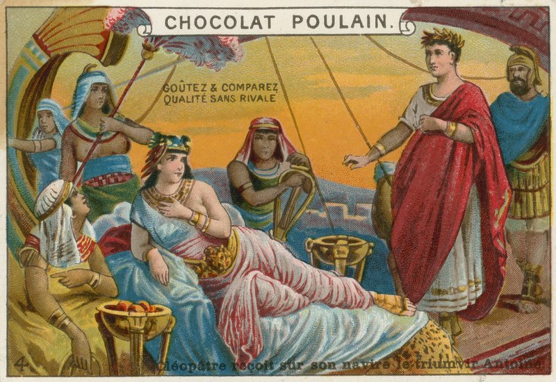 Cartão de comércio de potro de chocolate de French School