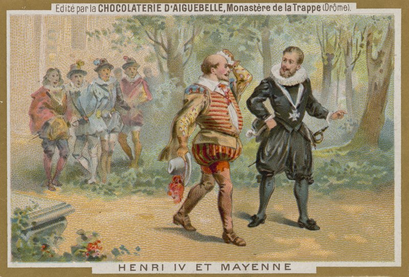 Chocolat dAiguebelle trade card de French School