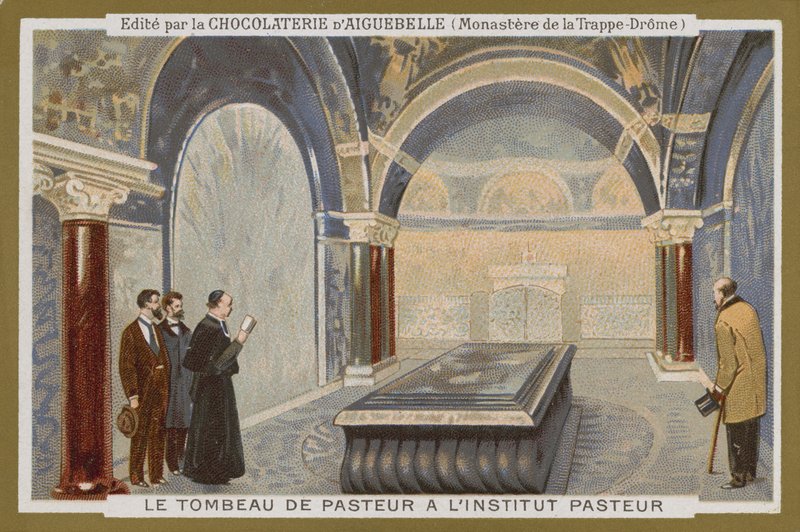 Chocolat dAiguebelle trade card de French School