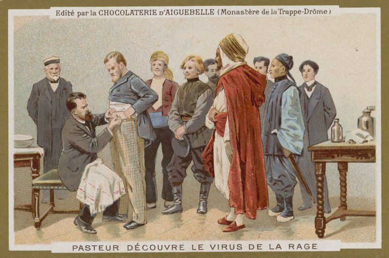 Chocolat dAiguebelle trade card de French School