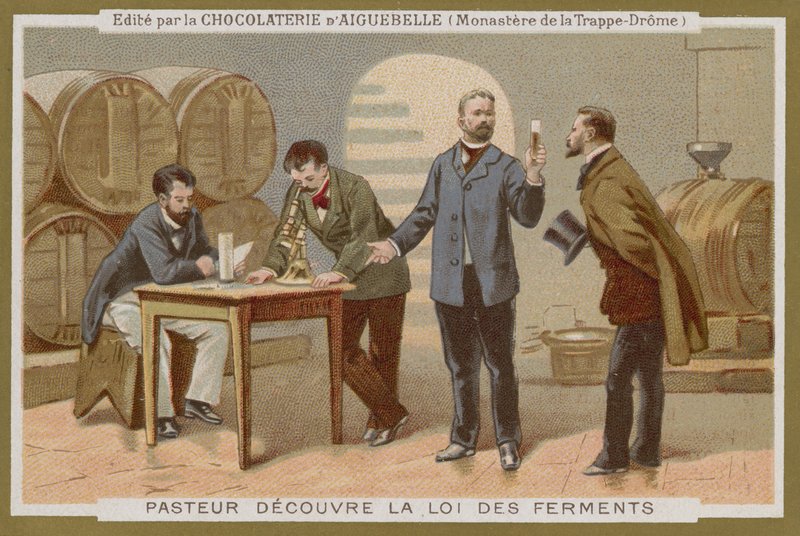 Chocolat dAiguebelle trade card de French School