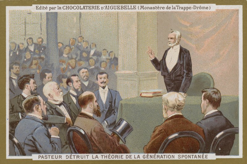 Chocolat dAiguebelle trade card de French School