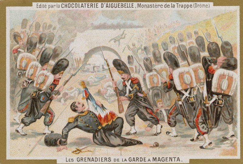 Chocolat dAiguebelle trade card de French School