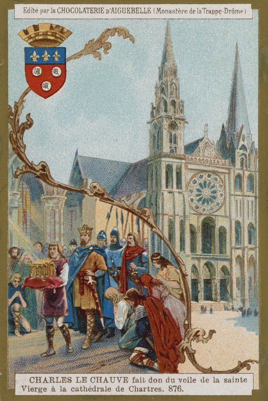 Chocolat dAiguebelle trade card de French School