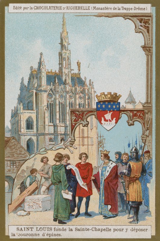 Chocolat dAiguebelle trade card de French School