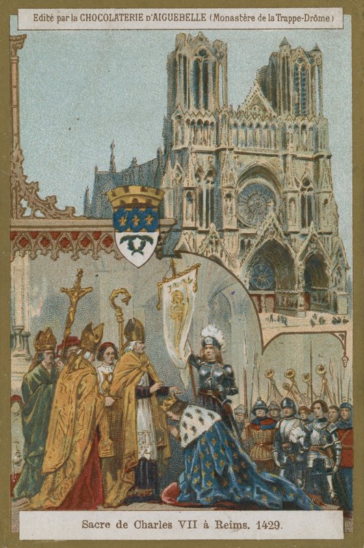 Chocolat dAiguebelle trade card de French School