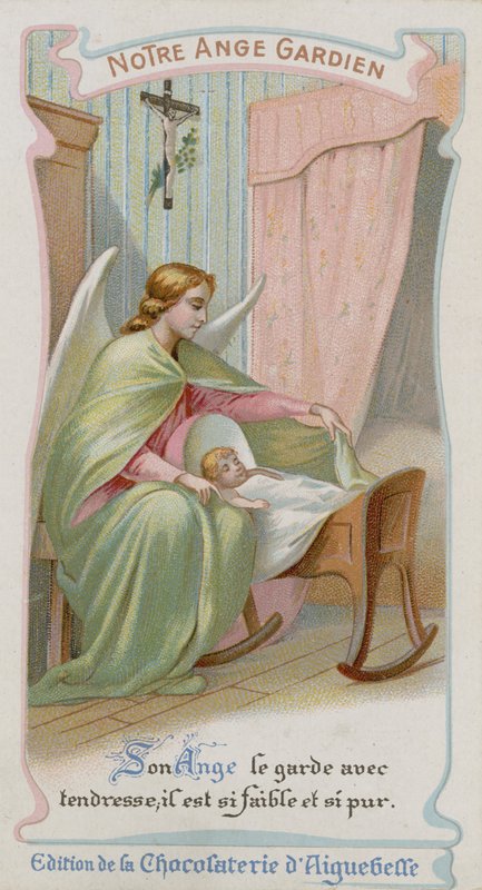 Chocolat dAiguebelle trade card de French School