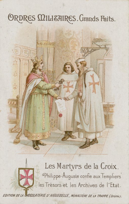 Chocolat dAiguebelle trade card de French School