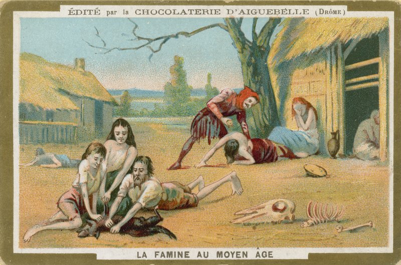 Chocolat dAiguebelle trade card de French School