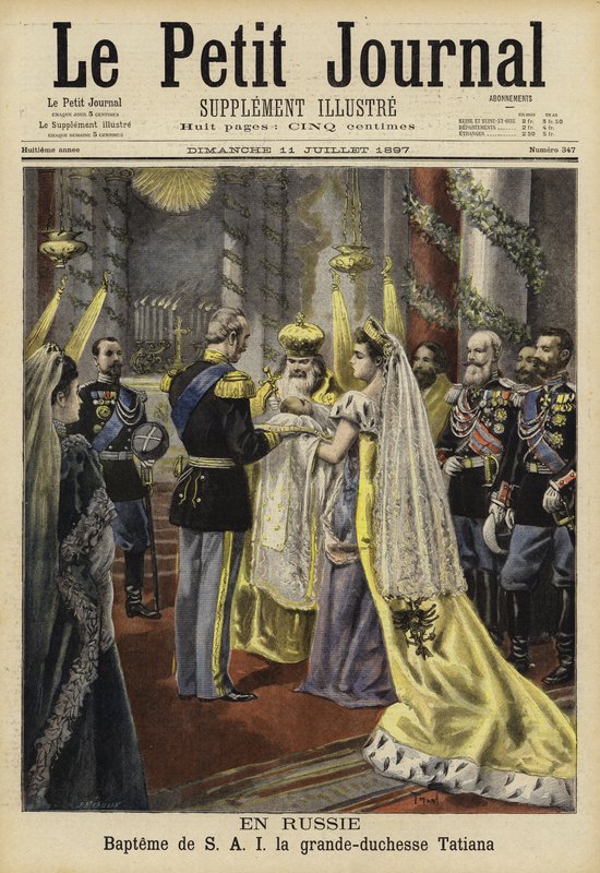 Batismo da Grã-duquesa Tatiana da Rússia, 1897 de French School