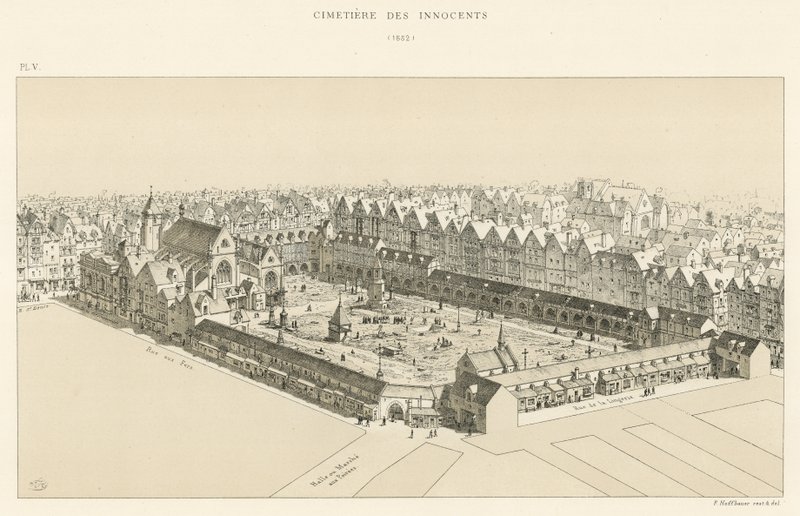 Cemitério dos Inocentes, 1552 de French School