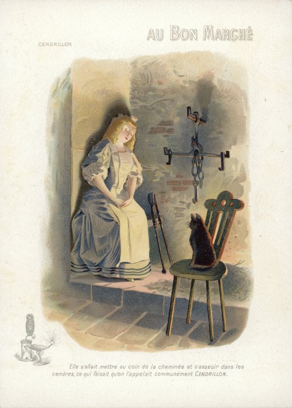 Cinderela, dormindo de French School
