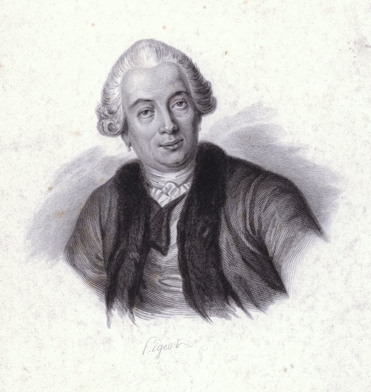 Claude Bourgelat, cirurgião veterinário francês (gravura) de French School