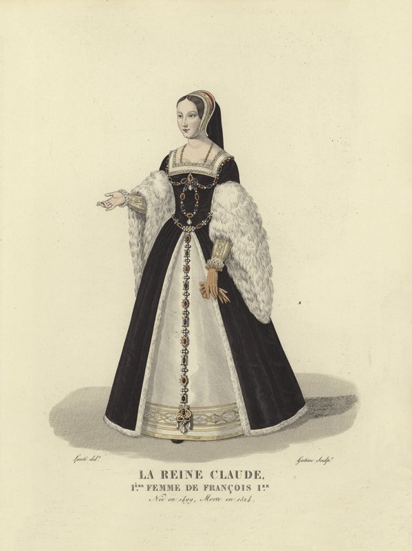 Claude da Bretanha, primeira esposa do rei Francisco I da França de French School