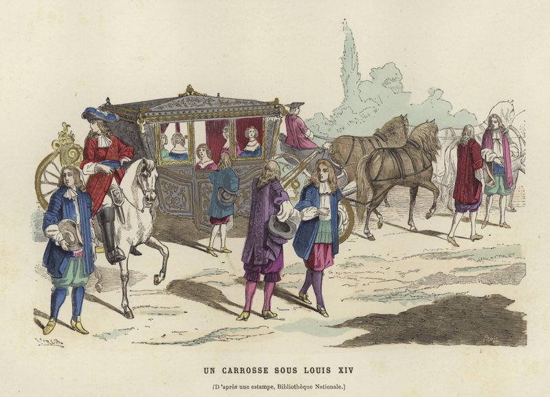Treinador, reinado de Luís XIV da França de French School