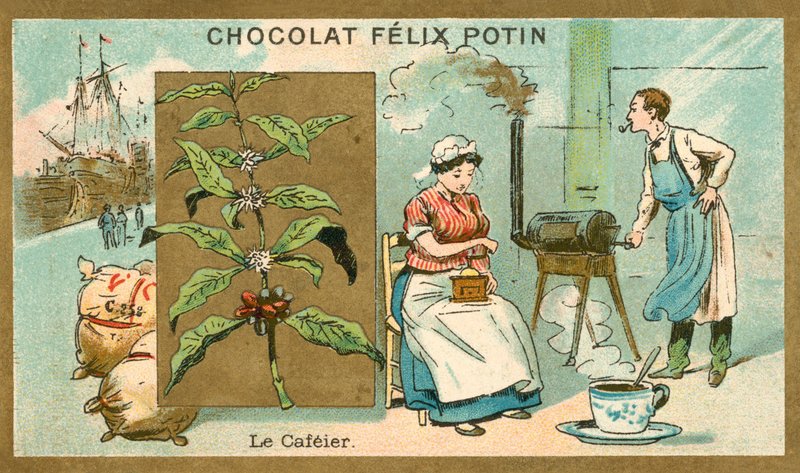 Café (chromolitho) de French School