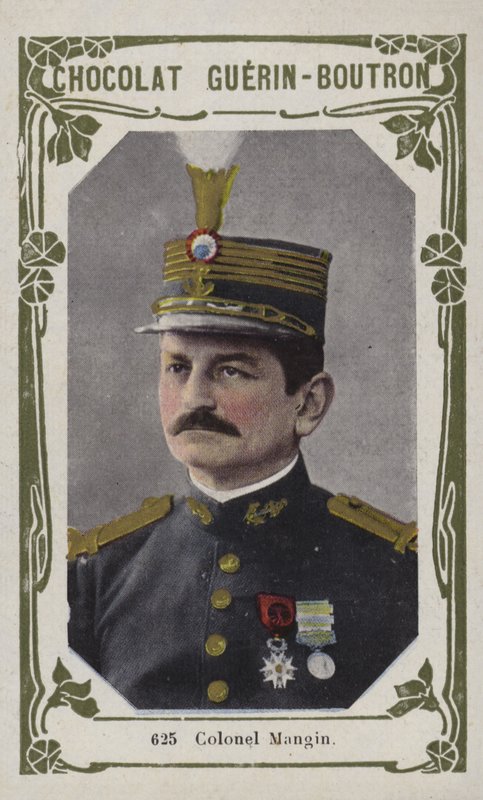 Coronel Mangin (foto colorida) de French School