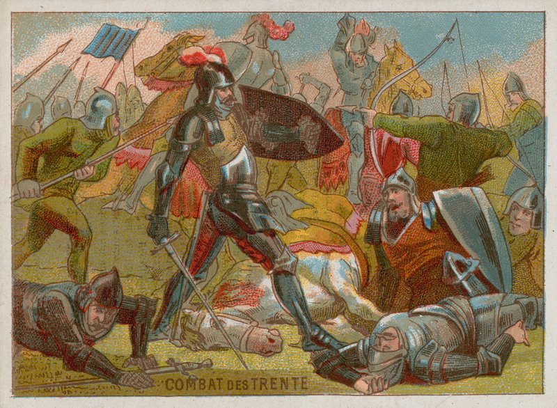 Combat des Trente ou Combate dos Trinta de French School