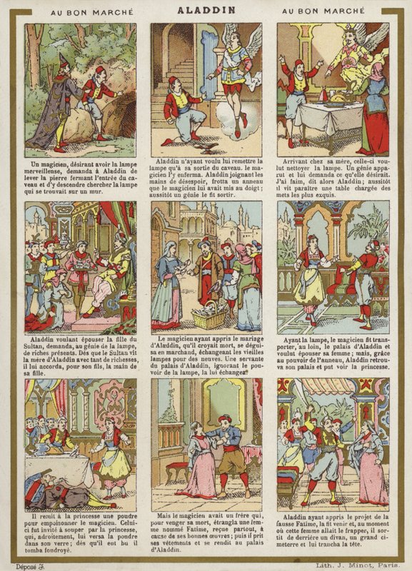 Comic Strip - Aladdin de French School