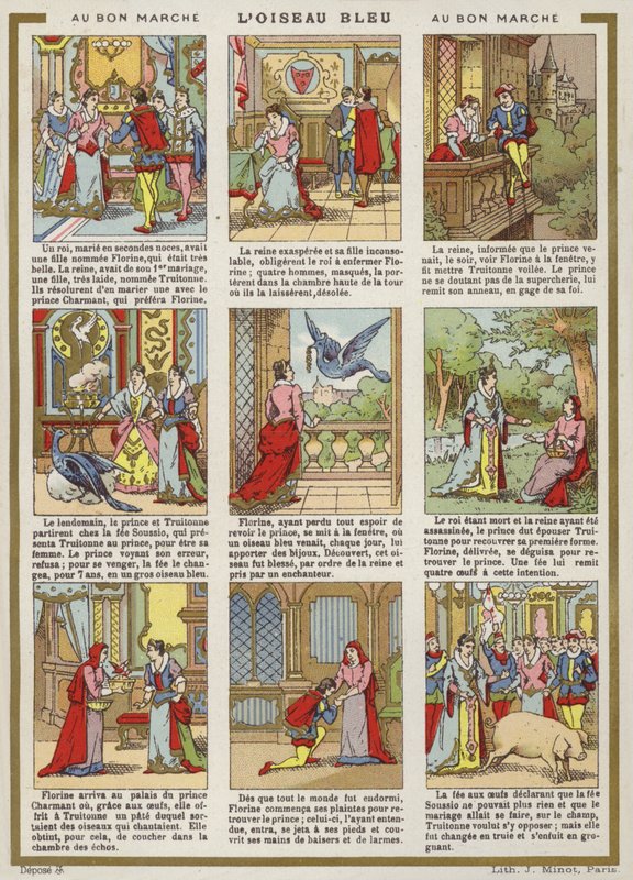 Comic Strip - Pássaro Azul de French School