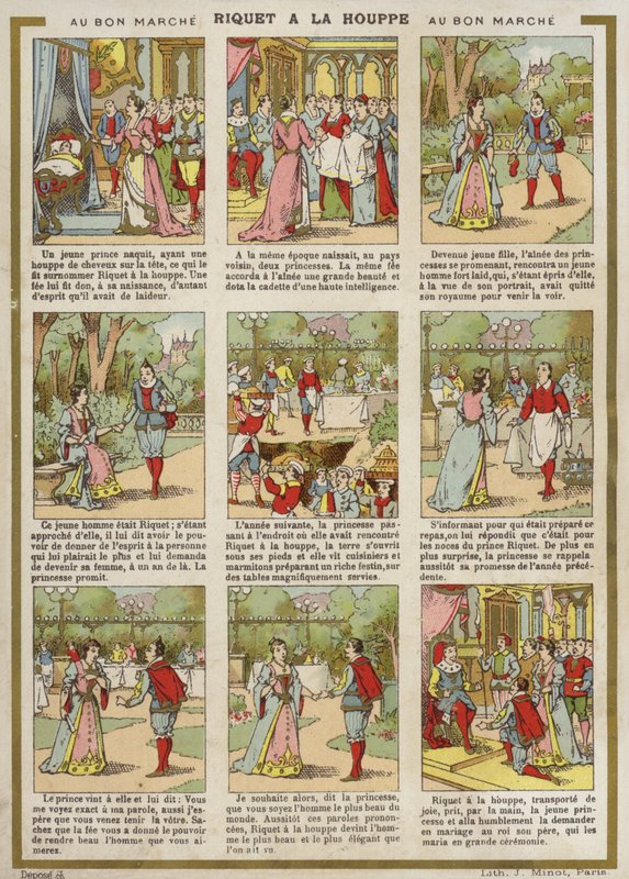 Comic Strip - Riquet A La Houppe de French School