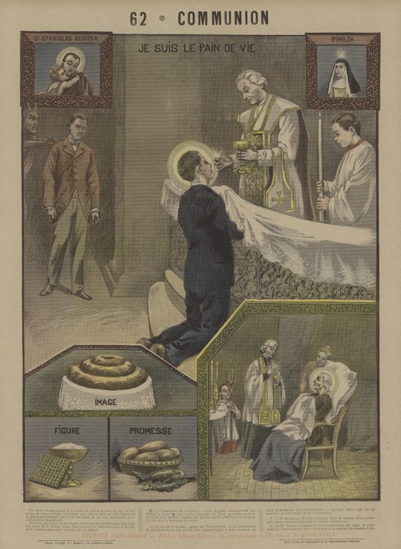 Comunhão (cor litho) de French School