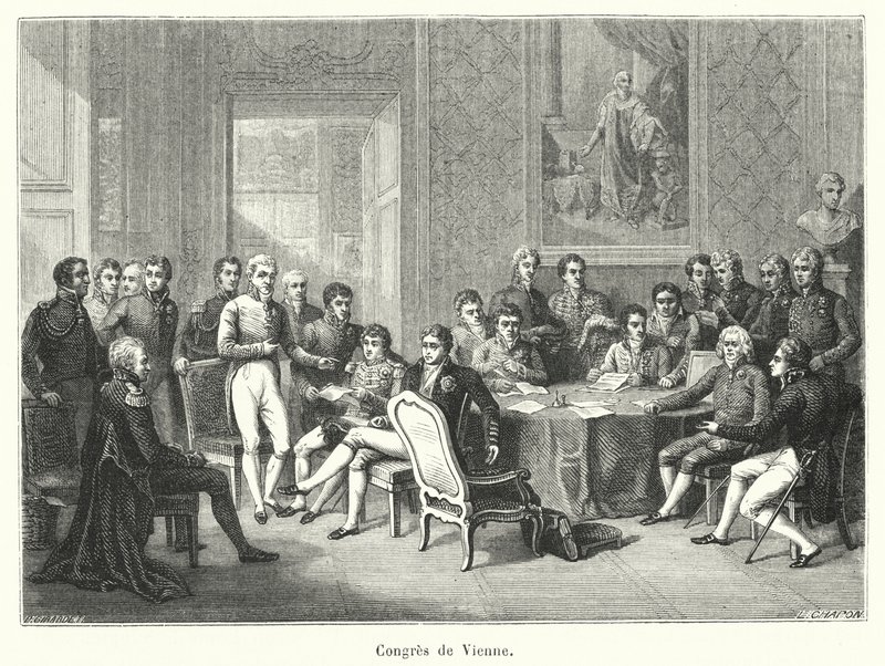 Congresso de Viena (gravura) de French School