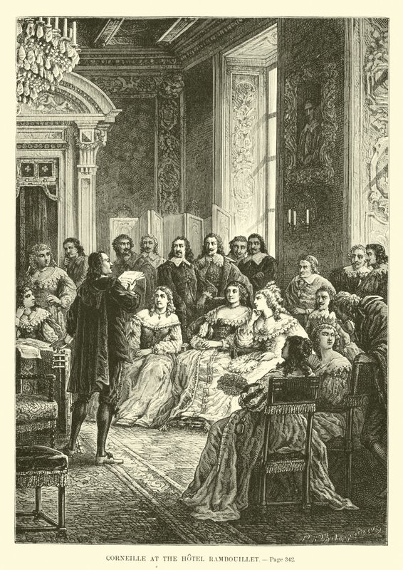 Corneille no Hotel Rambouillet de French School